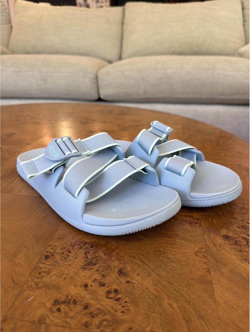 Chaco Light Blue Adjustable Strap Sandals